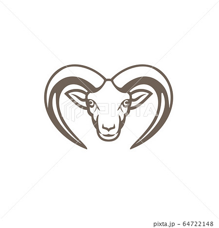 Armenian Mouflon Head Mascot Armenian Mouflon Head Mascot 64722148