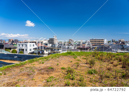 高台の造成地から見る市街風景 64722792