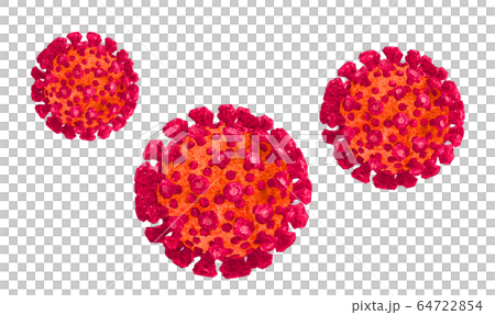 新型コロナウィルスのモデル Coronavirus Disease 2019 'COVID-19' 64722854