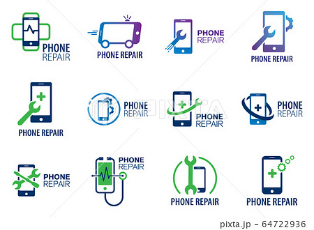 Vector logo of the phone repair service 64722936