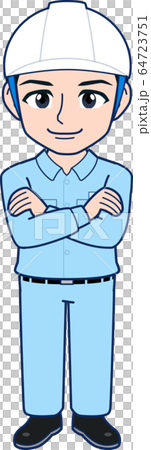 現場作業員のイラスト 64723751