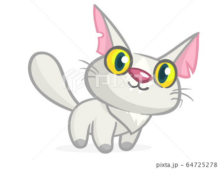Funny Cartoon Cat Vector Illustrationのイラスト素材 Funny Cartoon Cat Vector Illustrationのイラスト素材