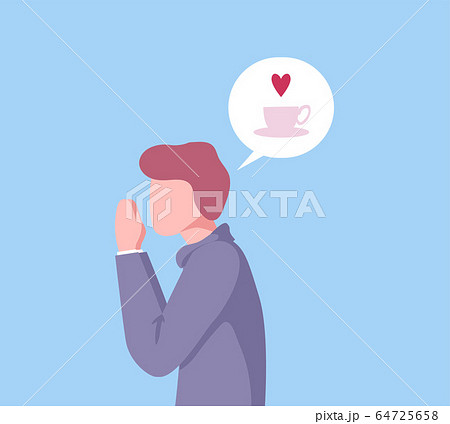 Young Woman Communicating with Speech Bubble, Social Networking, Virtual Relationships Flat Vector Illustration 64725658