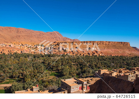 モロッコ オアシスの風景 モロッコ オアシスの風景 64726515