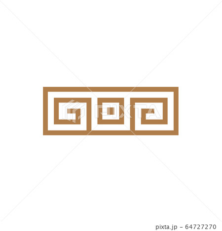 Greek key vector symbol. Vector and illustration. 64727270