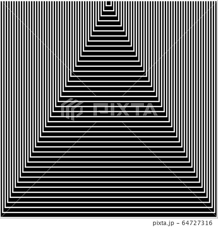 Art tunnel or stairs up abstract graphic optical art 64727316