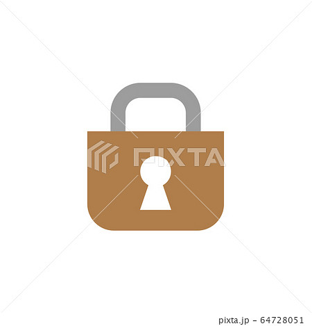 Padlock icon vector. Lock flat design best icon Padlock icon vector. Lock flat design best icon 64728051