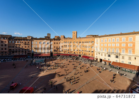 Piazza del Campo - Main town square of Siena Tuscany Italy Piazza del Campo - Main town square of Siena Tuscany Italy 64731872