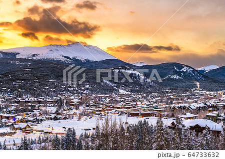 Breckenridge, Colorado, USA Town Skyline Breckenridge, Colorado, USA Town Skyline 64733632