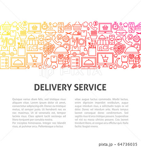Delivery Service Line Template Delivery Service Line Template 64736035