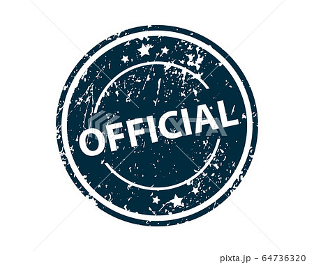 Official stamp vector texture. Rubber cliche 64736320