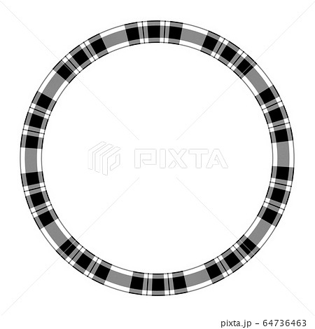 Round frame vector vintage pattern design 64736463