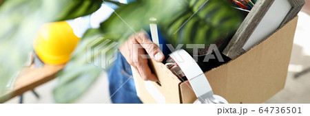 Businessman got fired during covid economy recession Businessman got fired during covid economy recession 64736501