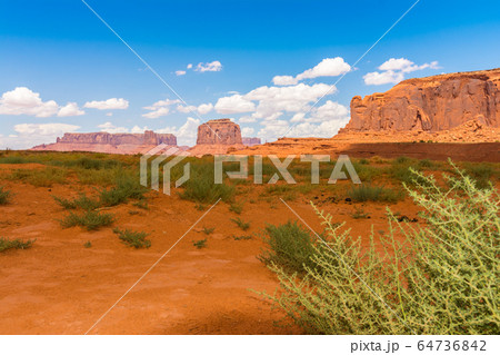 Monument Valley on the border between Arizona and 64736842