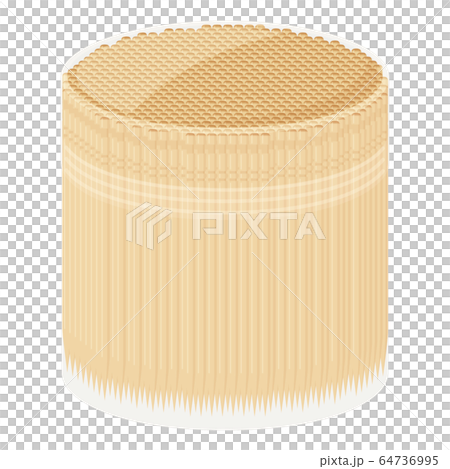 つまようじのイラスト_パック_蓋 64736995