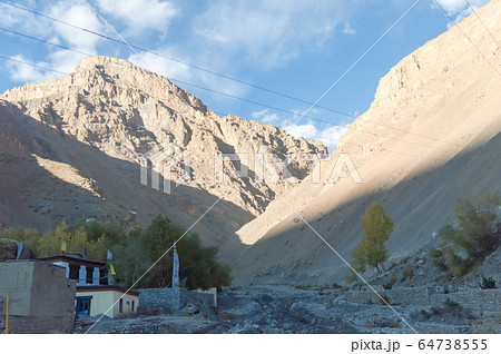 Town Kaza or Kaze Landscape view. Town Kaza or Kaze Landscape view. 64738555
