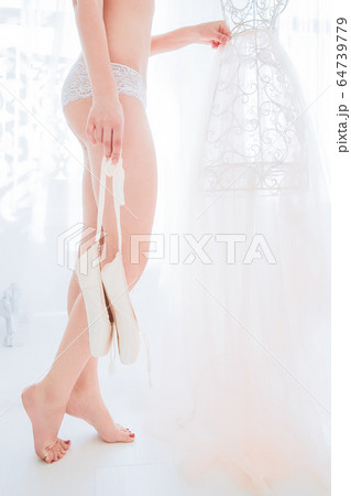female ballet dancer lifestyle sheer skirt woman 64739779
