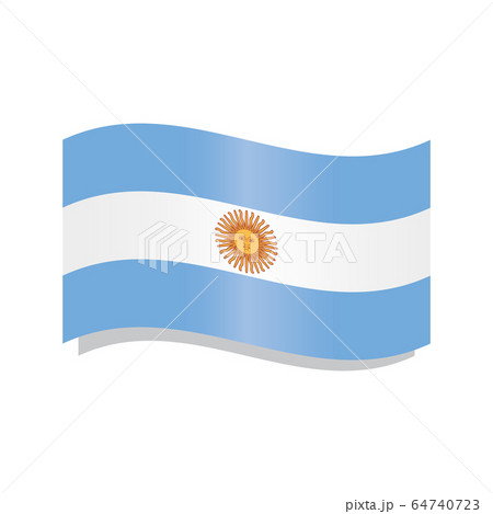 Waving flag of Argentina 64740723