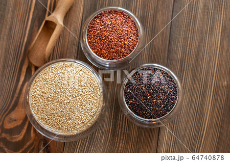 Different kinds of quinoa 64740878