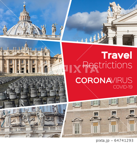 Collage Coronavirus Covid-19 Italy. Rome. Virus 64741293
