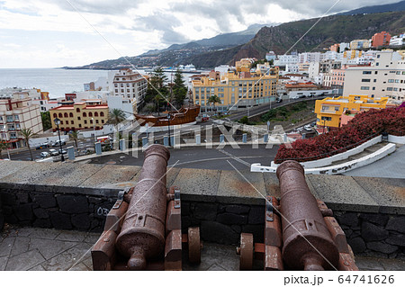 Cannons look out from the Castle of the Virgin. Cannons look out from the Castle of the Virgin. 64741626