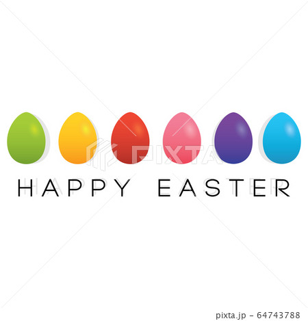 Happy easter card 64743788