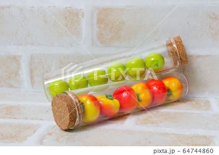 トマト りんご ミニュチュア 果物 野菜 小物 トマト りんご ミニュチュア 果物 野菜 小物 64744860