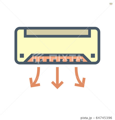 Air conditioner vector icon design, 64x64 perfect 64745396