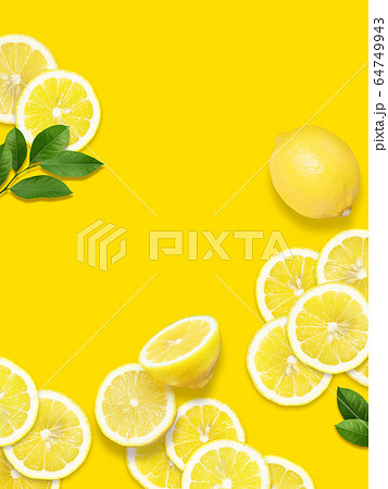 背景 レモンのイラスト素材 背景 レモンのイラスト素材