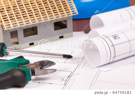 Electrical drawings, work tools and accessories 64750181