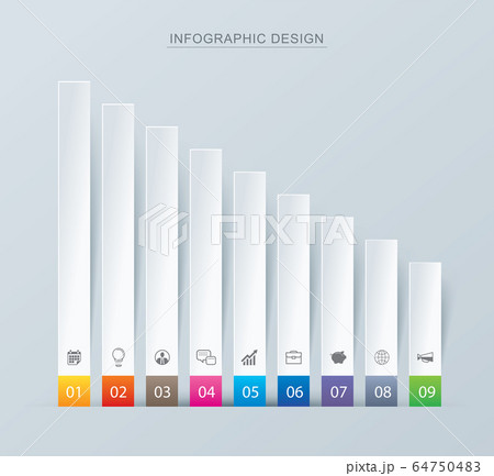 9 graph data infographics tab paper index 64750483