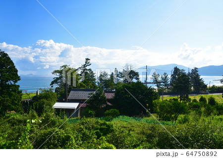 京都丹後鉄道宮舞線の車窓風景と沿線風景 64750892