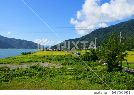 京都丹後鉄道宮舞線の車窓風景と沿線風景 64750901