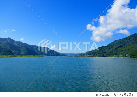 京都丹後鉄道宮舞線の車窓風景と沿線風景 64750905