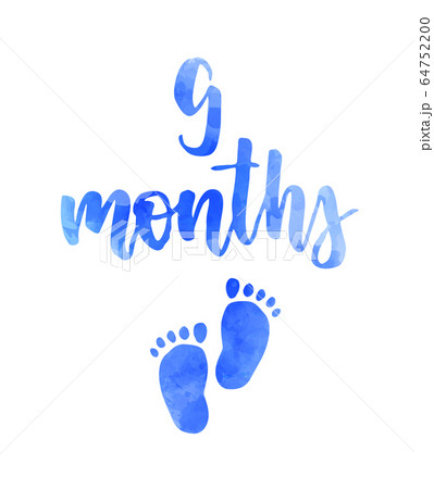 9 months - watercolor calligraphy lettering 9 months - watercolor calligraphy lettering 64752200