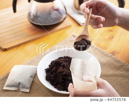コーヒーかす 64753578