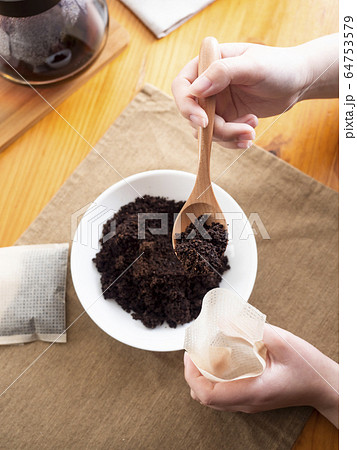 コーヒーかす 64753579