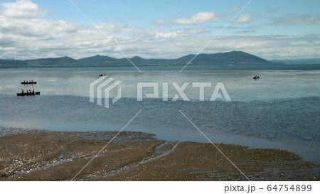 栄浦浜から見たサロマ湖 栄浦浜から見たサロマ湖 64754899