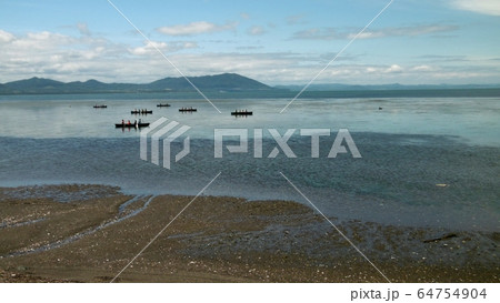 栄浦浜から見たサロマ湖 栄浦浜から見たサロマ湖 64754904