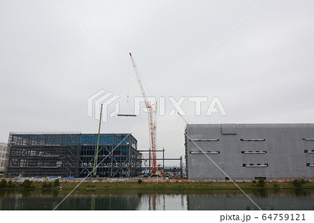 巨大倉庫建設工事 64759121