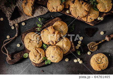 Homemade delish chocolate cookies 64761405