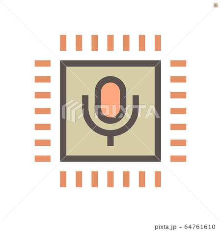 Smart home and voice control technology vector 64761610
