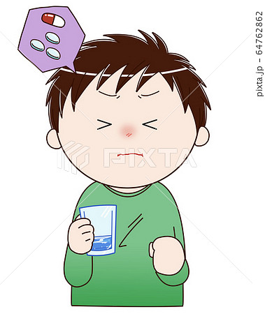 苦い顔の男性 64762862