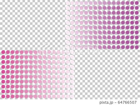 水玉模様のグラデーション 背景素材 イラスト ベクターのイラスト素材