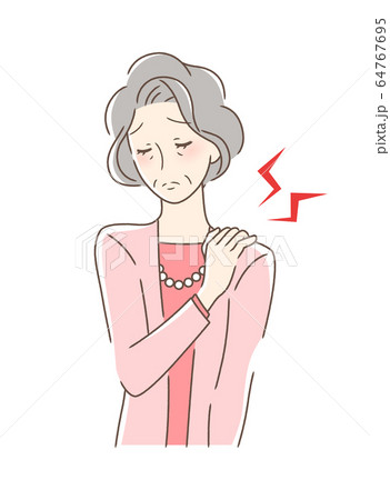 肩こりに悩む女性 64767695