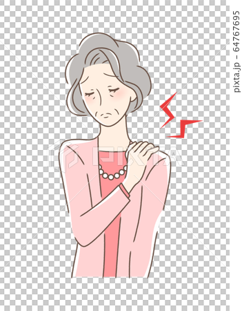 肩こりに悩む女性 64767695