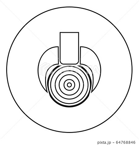 Logging Raising cut tree trunk with grab Forestry  64768846