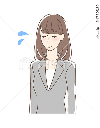 悲しむ女性 悲しむ女性 64770380