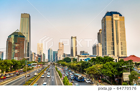 Jakarta Central Business District in Indonesia 64770576