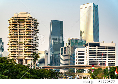 Jakarta Central Business District in Indonesia 64770577